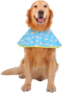 HDE Dog Raincoat with Hood & Leash Hole S-XL Dog Rain Jacket Ducks L – Essentials for Dogs - X-Large / Cartoon Storm - image 2