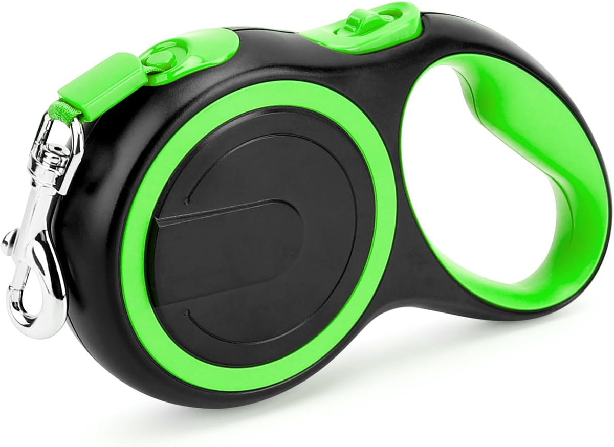 Segarty 26ft Dog Leash Retractable - Green / 16ft(up to 44 lbs)
