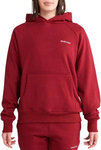 Spark Paws Human Hoodie, Matching Dog and Owner Clothes - Large / Burgundy