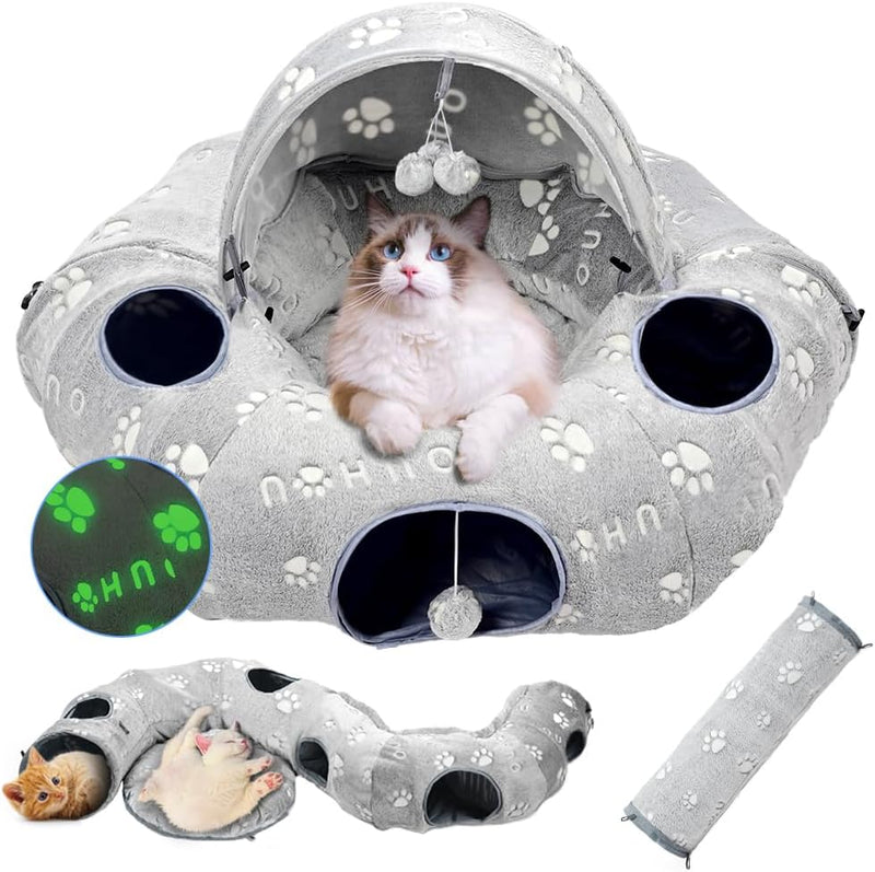 Cat Tunnel Bed, Cat Tunnels for Indoor Cats