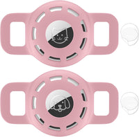 for Air tag Cat Collar Holder for Apple Air Tag - Ci-2xPink