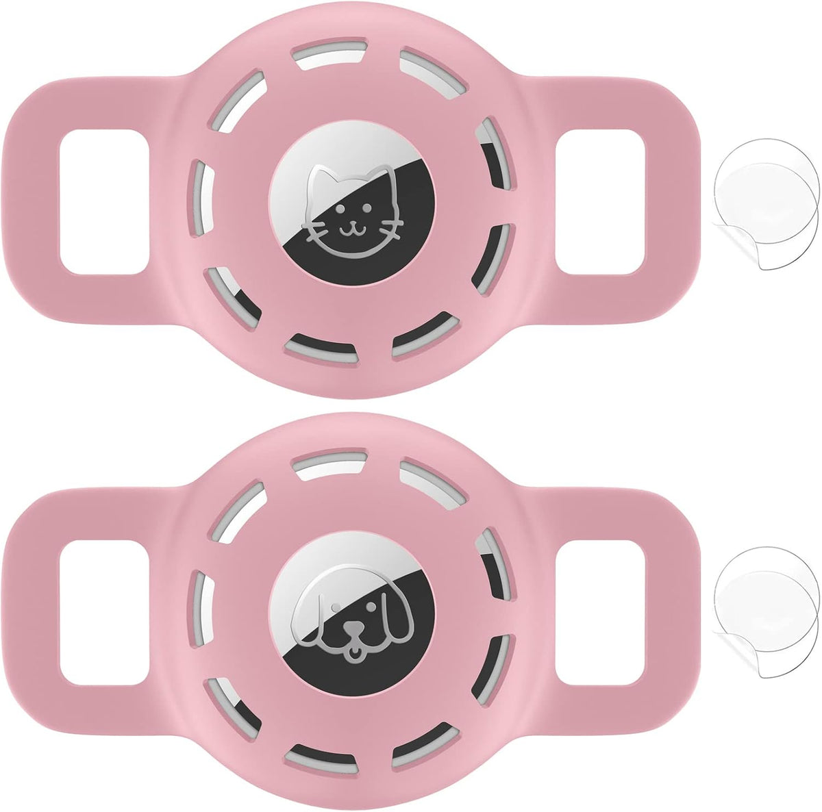 for Air tag Cat Collar Holder for Apple Air Tag - Ci-2xPink