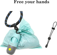 Dog Poop Bags Holder with LED Flashlight - Crystal Blue / 1 Count (Pack of 2) - image 4