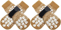 EXPAWLORER Anti Slip Dog Socks to Prevent Licking Paws, Dog Shoes for Hot Pavement, Dog Booties for Small Medium Large Senior Dogs, Traction Control Dog Boots & Paw Protectors for Hardwood Floors