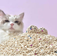 Mixed Tofu Cat Litter, Heavy Duty Flushable Kitty Litter, 5.5Lb/88Oz Original 4 Pack