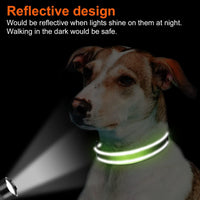 Joytale Reflective Dog Collar, Adjustable Neoprene Padded - X-Large (Pack of 1) / Green - image 3