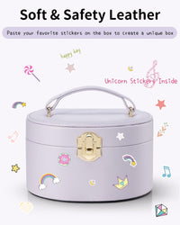 VLANDO Musical Jewelry Box for Girls - J.Light Purple - image 3