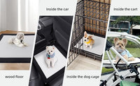 Dog Pee Pad Holder, Puppy Pad Holder, 14 Powerful Magnetic Clips, Indoor Dog Potty, Oxford Cloth Material, Fit 34x28 Pad, Black