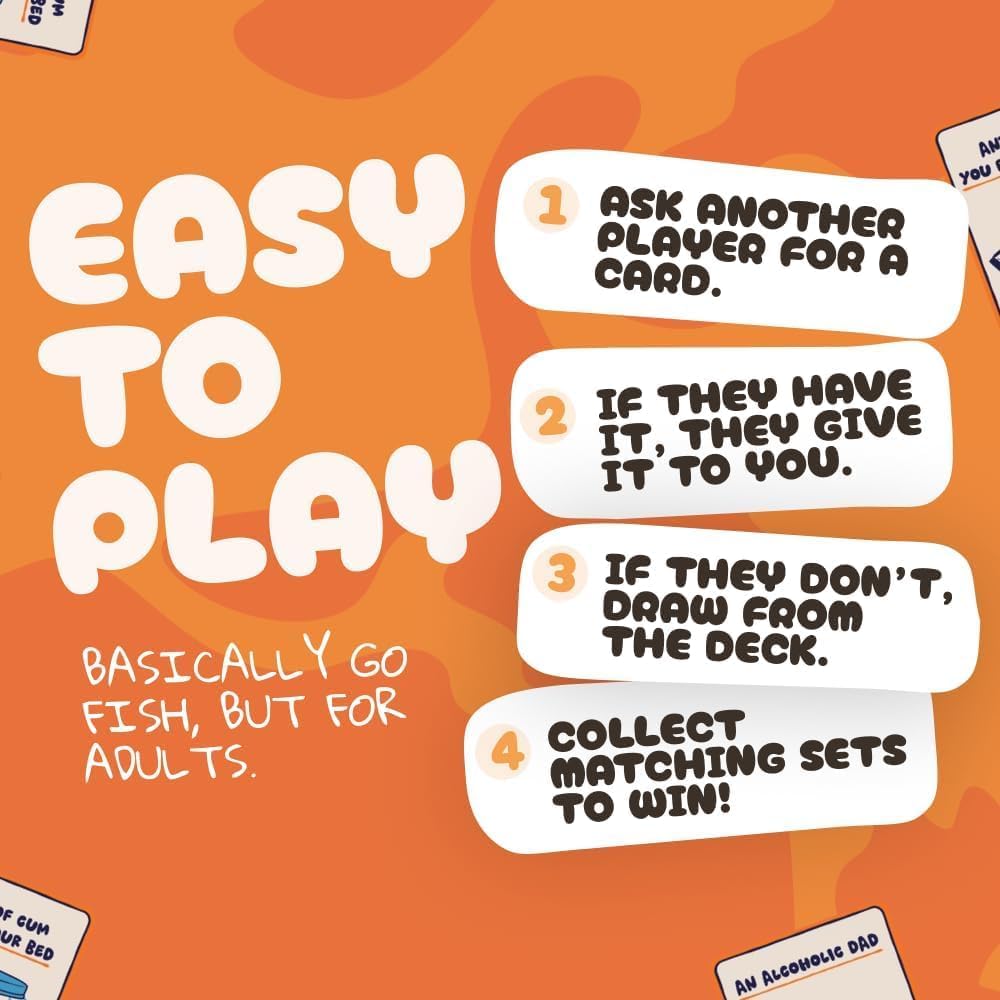 Go F Yourself! Grown Up Go Fish Card Game - image 3