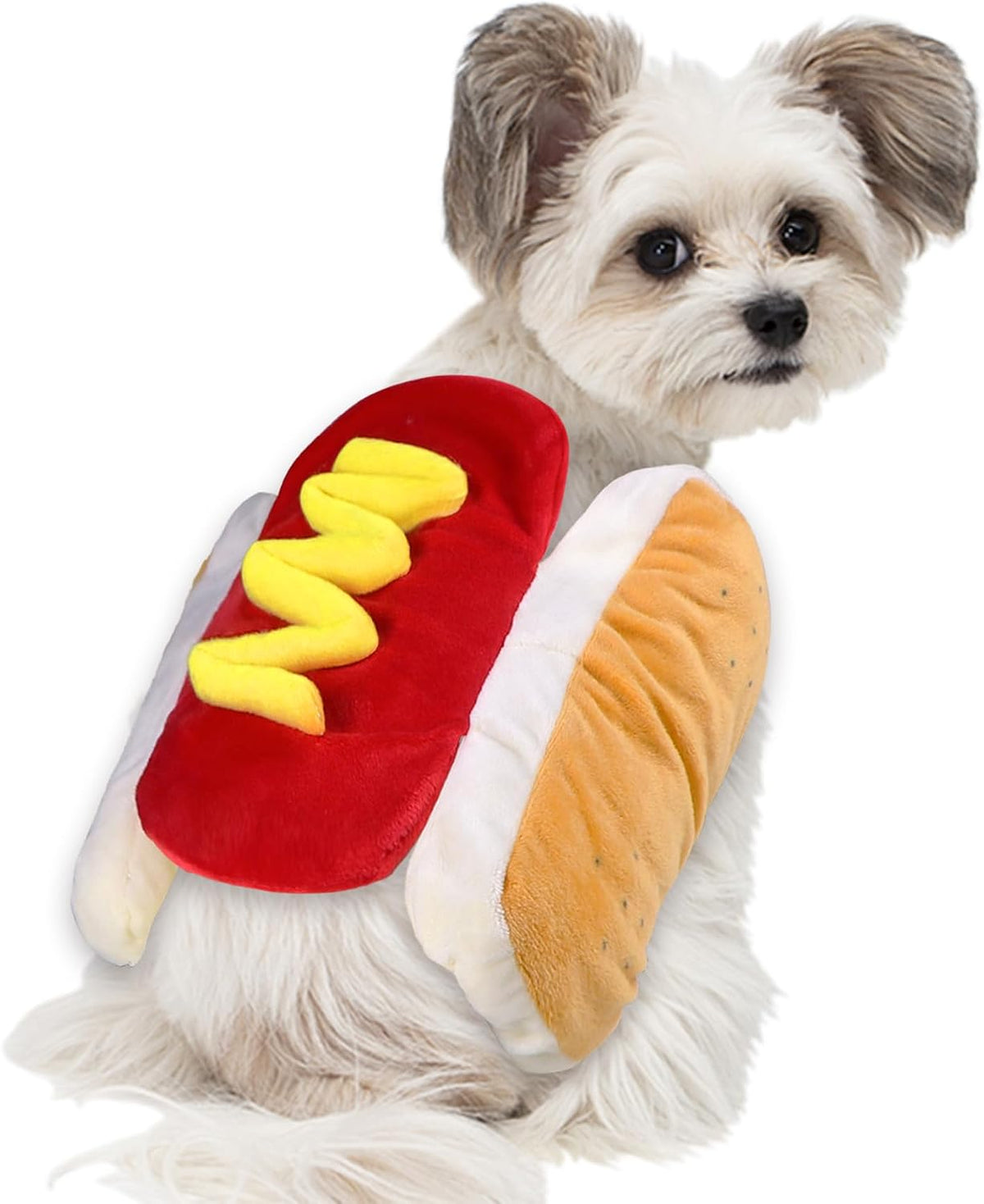 GOYOSWA Dog Hot Dog Costume - Medium