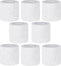 Self Adhesive Bandage Wrap,2 Inch White Elastic Cohesive Bandages, Vet Wrap for Dogs,Tattoo Grip Sports Breathable Tape Bulk for First Aid, Wrist Sprains Protection