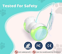 Remote Control Cat Toy with Auto Mode - Interactive Cat Toy Feather for Indoor, Moving Cats Catnip Toys & LED to Keep Bored Cats Active & Entertained