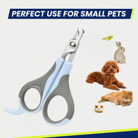 Pet Nail Clippers U07.2, Professional Claw Trimmer - Small / #03 Grey/Blue - image 4