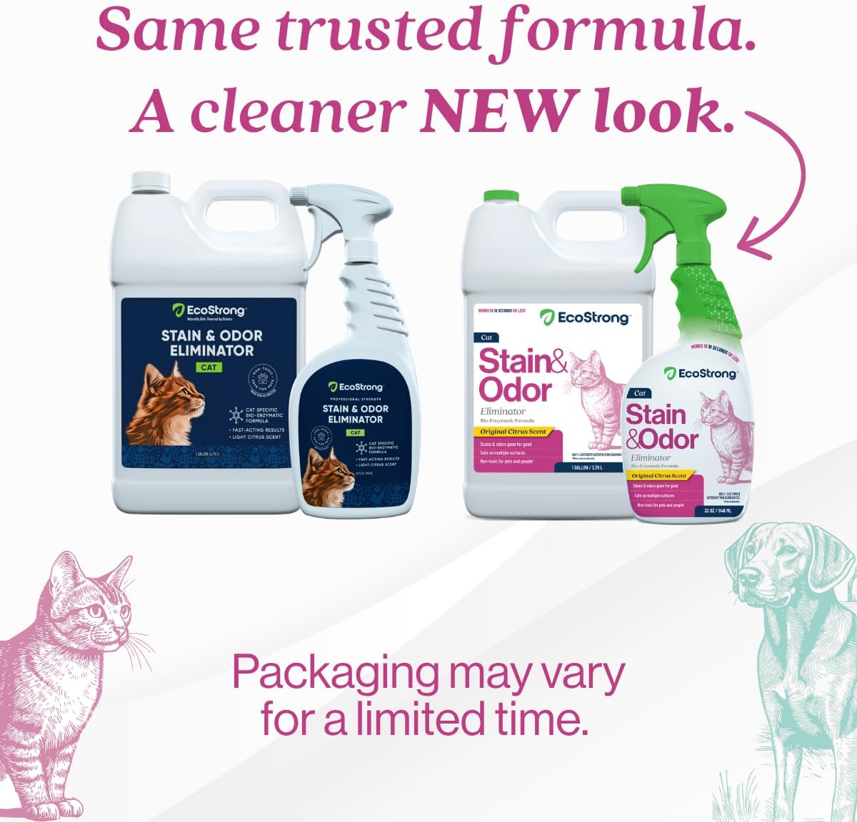 Eco Strong Cat Stain And Odor Remover - 160 Fl Oz (Pack of 1) - image 2