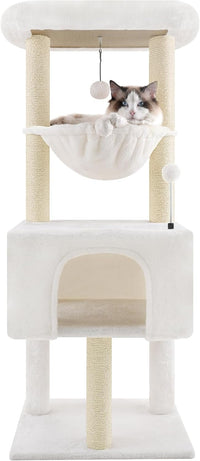 32" Cat Tree for Indoor Cats - Beige 1 / 43.3"