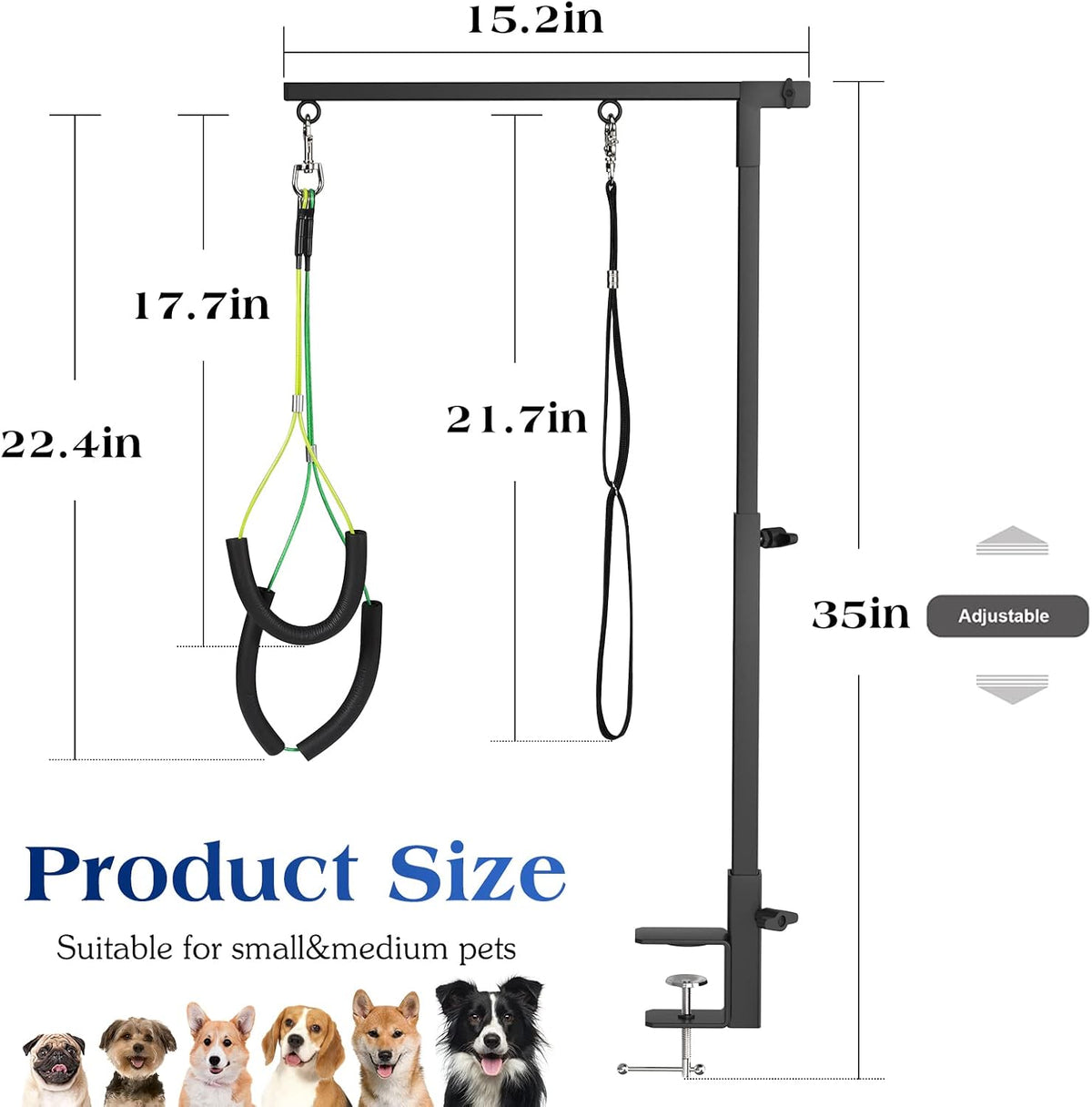 Pawaboo Dog Grooming Table Arm with Clamp - image 2