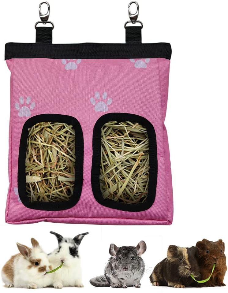 RIOUSSI Guinea Pig Hay Feeder - Pinkpaws / M - 13"x9"x2"