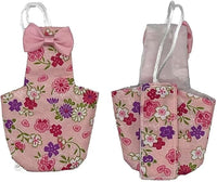 2 PCS Bird Diapers Pink&Blue Pattern Washable Reusable Parrots Nappy for Budgie Parakeet Cockatiel