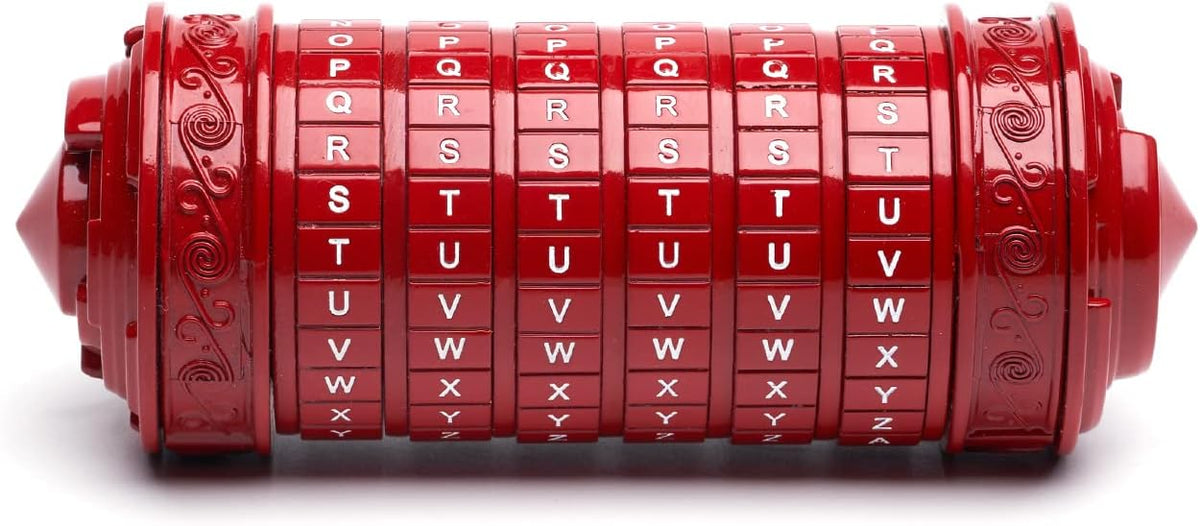 FLYALIGOGO metal Da Vinci Code cryptex puzzle box with letter dials - view 2