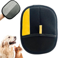 2025 Thickened and Powerful Pet Hair Removal Glove, Pet Grooming Gloves for Cats and Dogs, Washable and Reusable Pet Hair Remover Glove (Yellow)