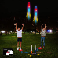 BananMelonBM Rocket Launcher for kids 8 Flashing Foam Rockets – Fun for Kids & Family - image 2