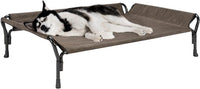 Veehoo Cooling Elevated Dog Bed - Brown / 47.0"L x 32.0"W x 12.0"Th