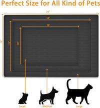 XXXXL Largest Pet Food Mat - Dark Green / 24"L x 16"W - image 2