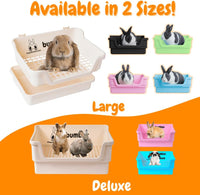 HoppScotch.bun Bumbox Large Rabbit Litter Box - Cream / Large - image 2