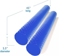 VOS Mega Foam Pool Noodle, Super Soft Swim Float - Capri Blue / 1 Pack - image 2