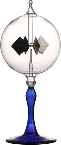 DORAMI large Crookes radiometer, solar light mill in transparent glass - view 4