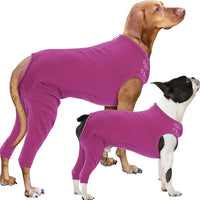 Nanaki Dog Wound Care Shirt, Leg Sleeves to Stop Licking Rear Leg and Abdomen, Surgery Suit for Female Spay, Onesie for Surgery Female, Surgical Recovery Suit Wound Heal Clothes