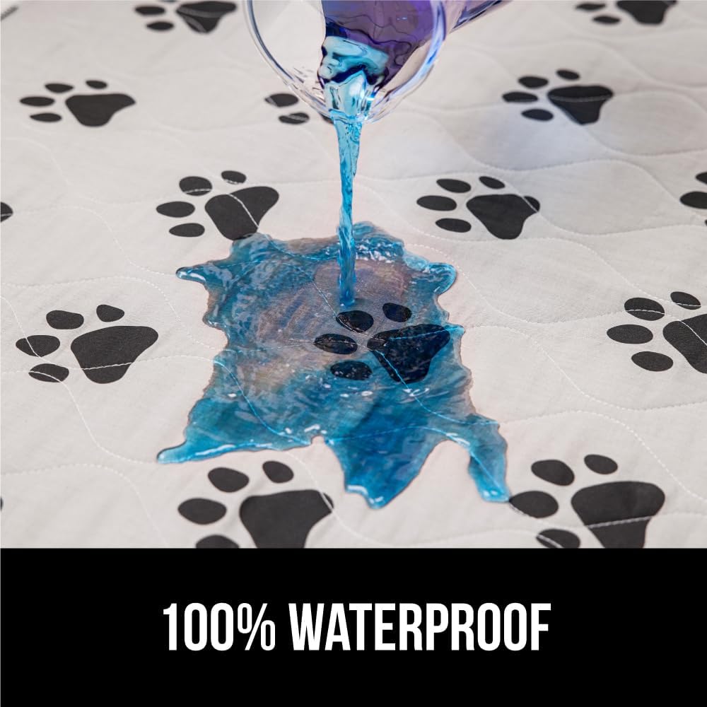 GORILLA GRIP Washable Puppy Pads, Slip Resistant Dog Crate Mat - 18" X 12" - image 3