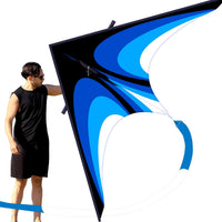 SGftre Delta Kite for Kids & Adults，Extremely Easy to Fly - Blue-2