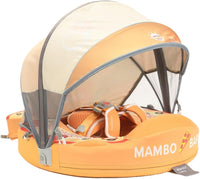 Mambobaby non-inflatable baby float with removable sun canopy and buoyant tail - view 8