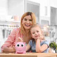 XDRELEC Piggy Bank for Kids Unbreakable Plastic Money Bank Dark Blue – Fun for Kids & Family - Pk / Medium - image 3