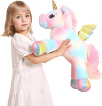 FFxiong 44 Inch Giant Unicorn Stuffed Animal Pillow - Multi / 24 Inch - image 2