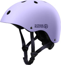 OutdoorMaster Kids Bike Helmet, Adjustable for Cycling & Skating – Fun for Kids & Family - Lavender / Medium: 20.5-21.7 in. / 52-55 cm