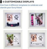 Black Dog Urn for Ashes 4 Customizable Displays Ink Paw Print Kit – Essentials for Dogs - White - image 4