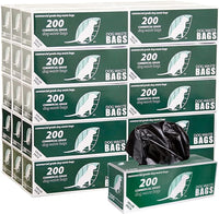 Zero Waste USA, 2, 000 Commercial Dog Waste Station Refill Bags - Opaque Black / 200 Count (Pack of 30)