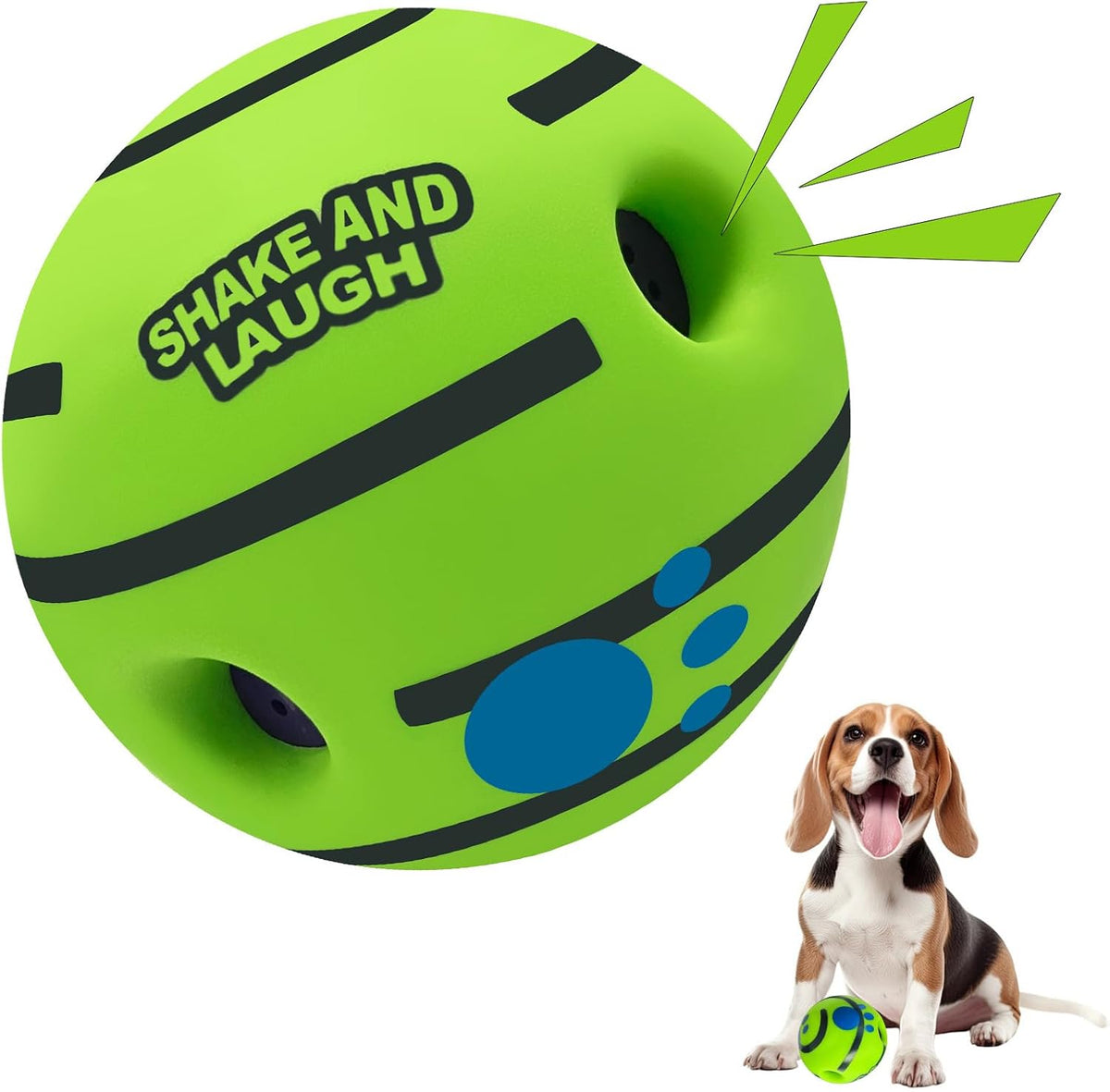 Dog Toys Ball, Interactive, M - Classic / M 3.46 in (8.8 cm)