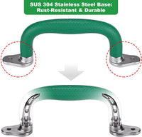 SELEWARE black playground safety handles with steel brackets, 2 pack - view 11