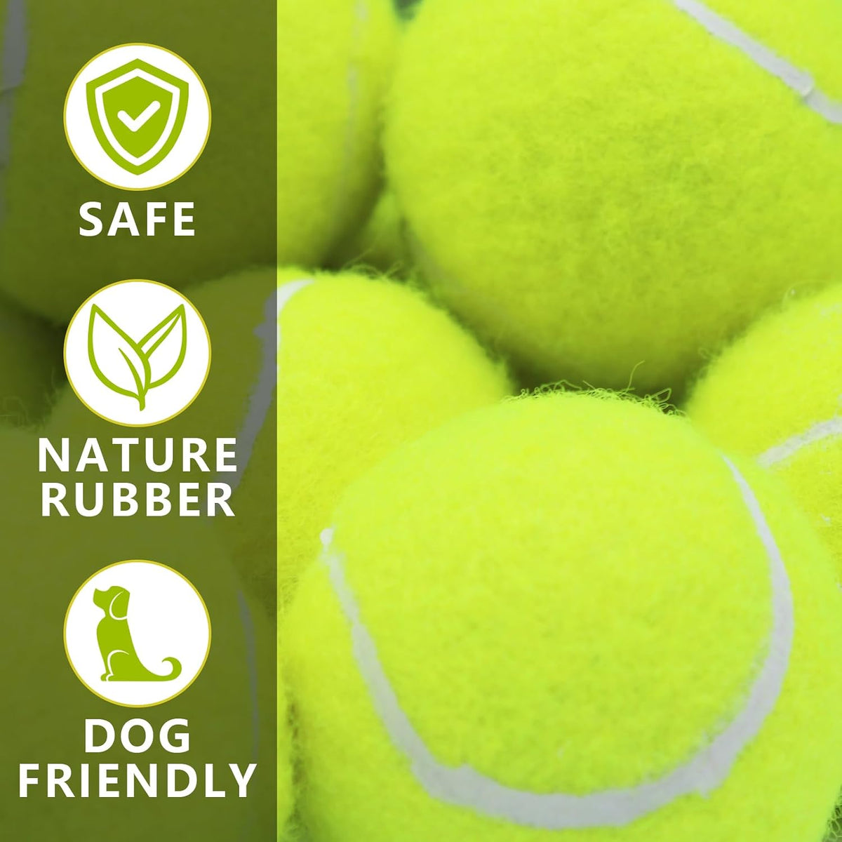 Magicorange Small Tennis Balls - Yellow / 20 Pack - image 3