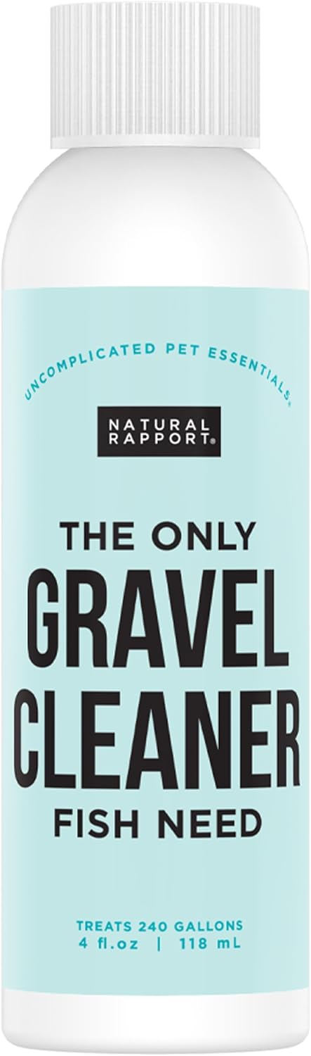 Natural Rapport Aquarium Gravel Cleaner, No-Vacuum Waste Reducer - 4 Fl Oz (Pack of 1)