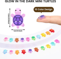 200pcs Mini Resin Ladybug Decor Tiny Ladybug for Crafts Dollhouse - 200pcs Mini Resin Turtles(0.4 * 0.5inch) - image 2