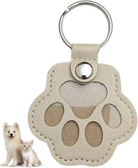 Cat Dog Hair Storage Keychain, Pet Hair Keychain - White