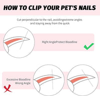 2 PCS Bearded Dragon Nail Clippers, Cat Nail Trimmer, Stainless Steel Cat Claw Clippers, with (White + Pink) Files * 2, Suitable for Reptiles, Novice Pet Families (Orange + Rose Red)