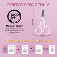 Necoichi Purrcision Stainless Steel Cat Nail Clipper - 1 Pack of 1 Piece / Lilac - image 2