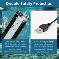 DaToo LED Aquarium Light Full Spectrum Fish Tank Light with Dimmer - 12~16 Inch - image 3