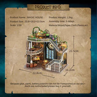 CUTEBEE 3D Wooden Puzzle for Adults - Magic House - image 4