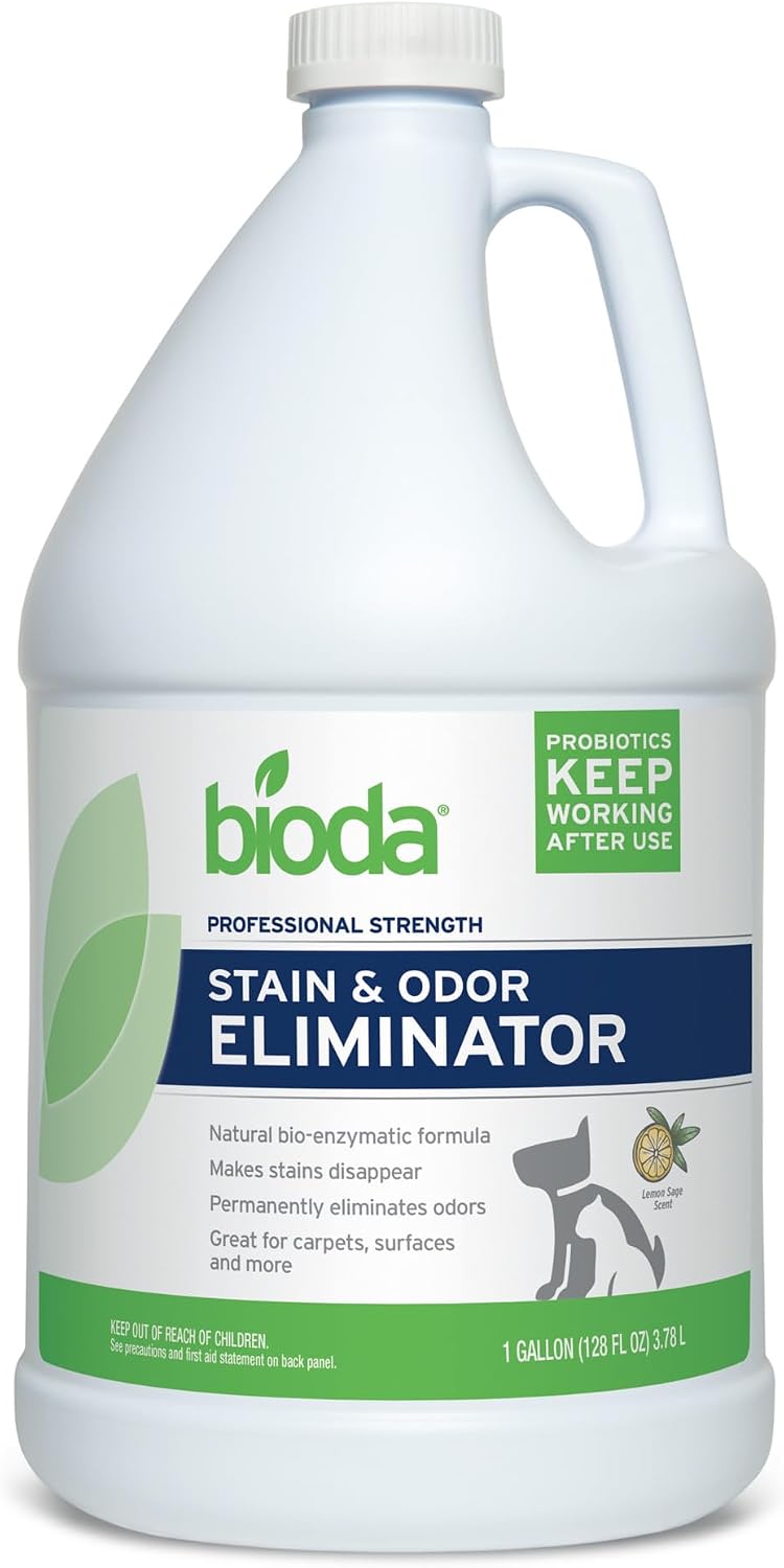 Bioda Commercial Strength Enzymatic Stain & Odor Eliminator for Pets - 1 gallon